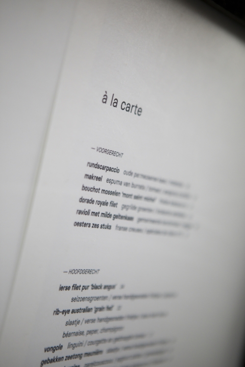A la carte